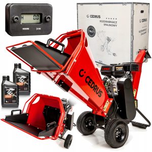 Rozdrabniacz do gałęzi do 10cm spalinowy rębak Cedrus RB02 + OLEJE NA START
